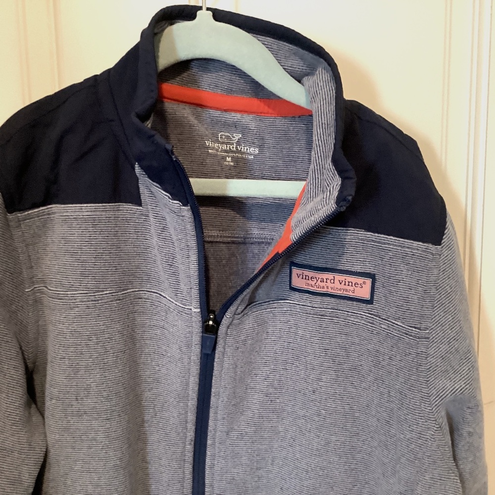 Boys Vineyard Vines Fleece Jacket Size Medium